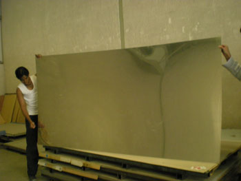 Al Quoz Warehouse- SS Sheets-Mrror finish